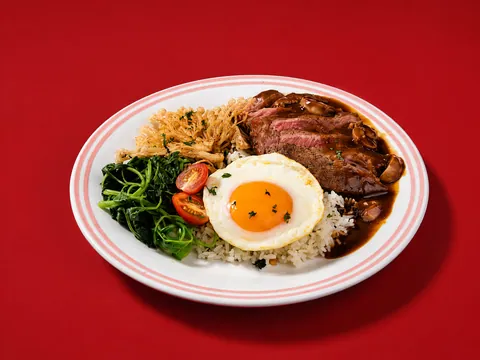 Crazy Asian Rice, TSS menu photograph