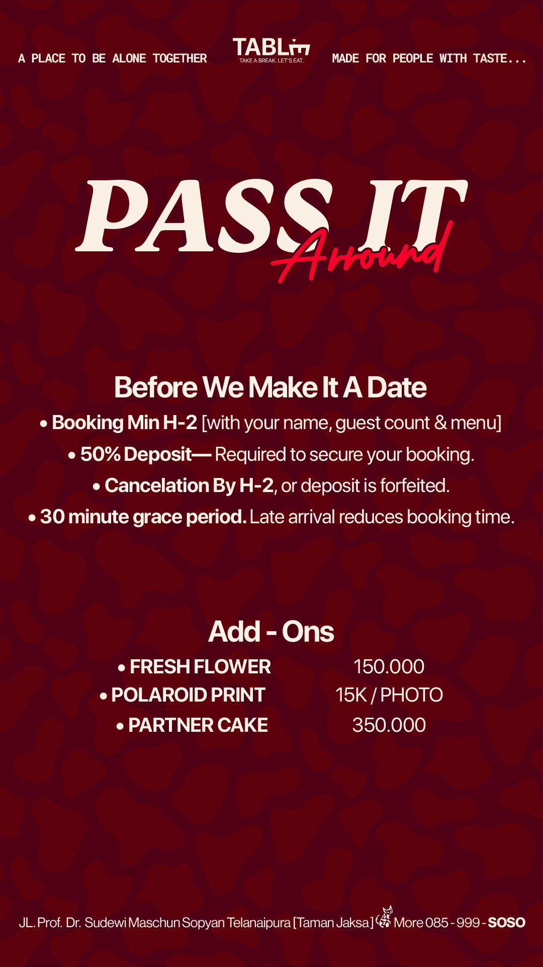 Pass It Around — booking guide